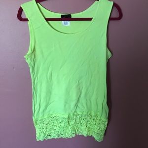 Neon Yellow Tank